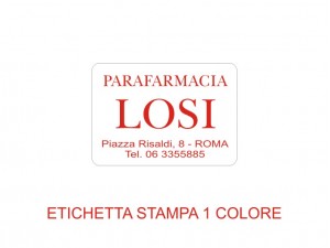 Etichette adesive per farmacie e parafarmacie (mm 30x21) (cod. 15P)
